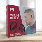 MiiBUDS ACTIVE GO + Trådlös Laddare