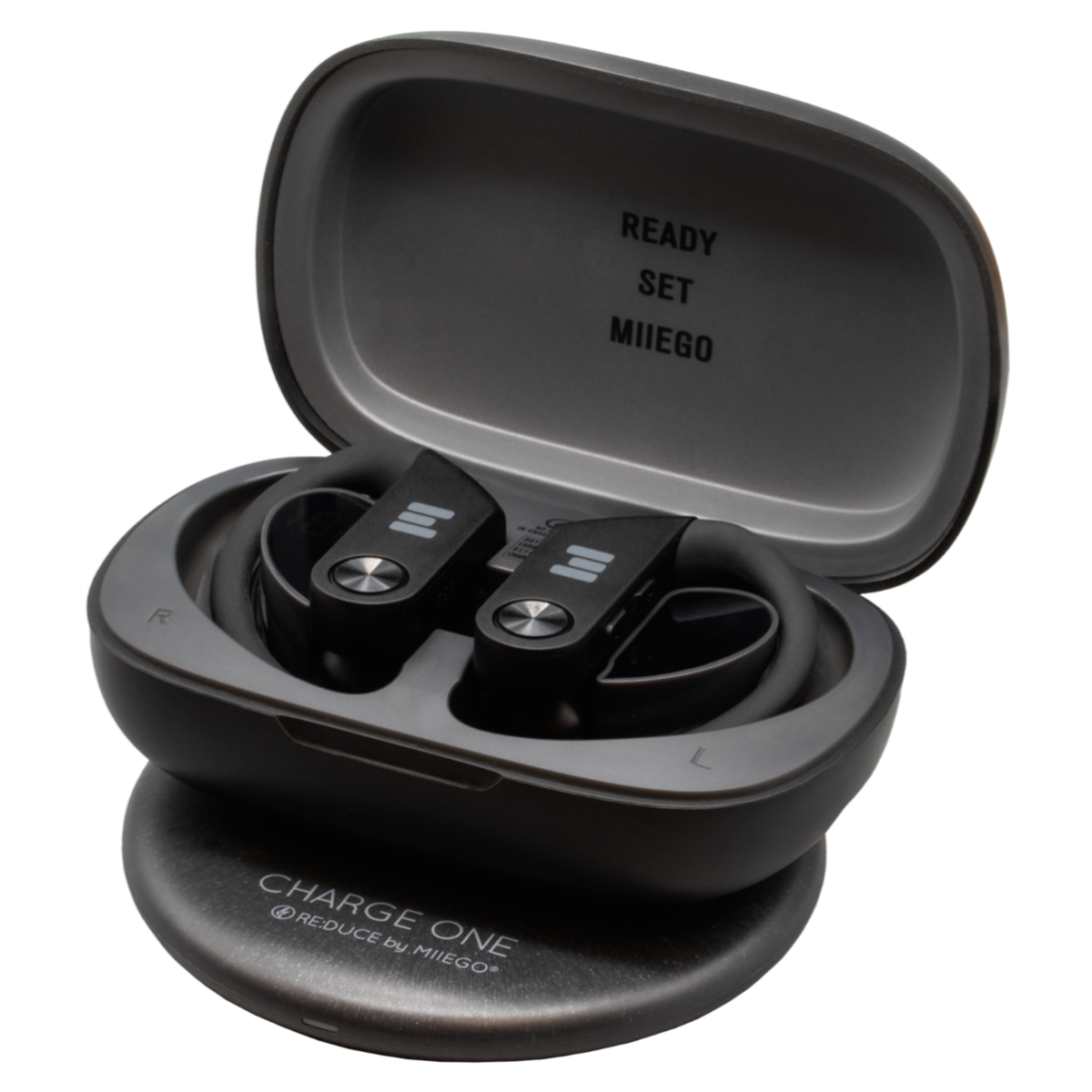 MiiBUDS ACTIVE GO + Trådlös Laddare